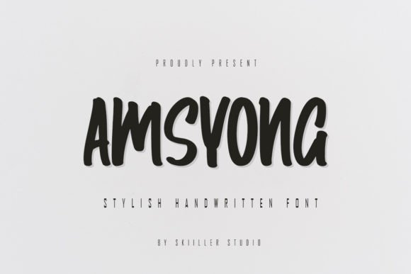 Amsyong: A Playful Display Font with Editorial Warmth