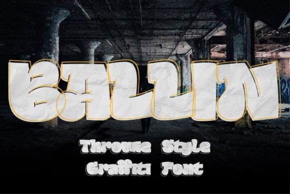 Ballin: A Gritty Display Font for Bold Brand Identity