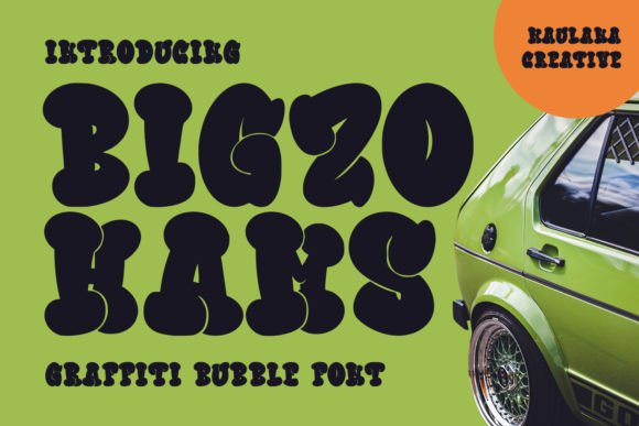 Bigzo Hams: A Display Font That Makes Your Headline Land