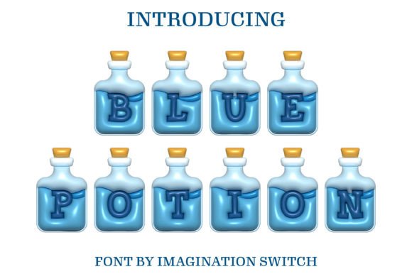 Blue Potion Inflated: A Display Font That Breathes Life Into Headlines