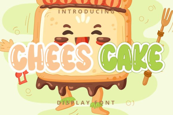 Chees Cake Font: A Playful Display Typeface for Digital Brands