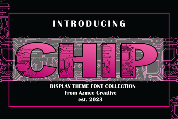 Chip: A Display Typeface That Lifts Headlines with Quiet Confidence