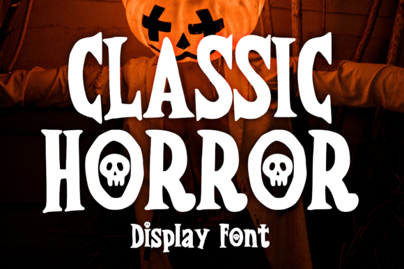 Classic Horror Font: A Playful Display Typeface for Digital Brands