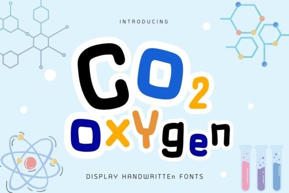 Co2 Oxygen: A Display Font That Makes Science Feel Playful