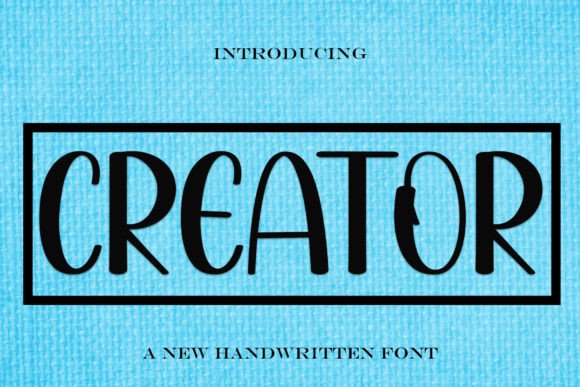 Creator: A Display Font That Demands Attention—Wisely