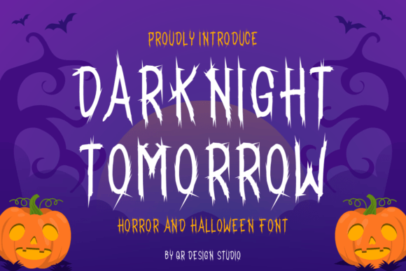 Darknight Tomorrow: A Display Font for Editorial Impact