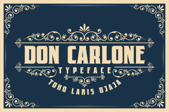 Don Carlone: A Bold, Simple Display Font That Just Works