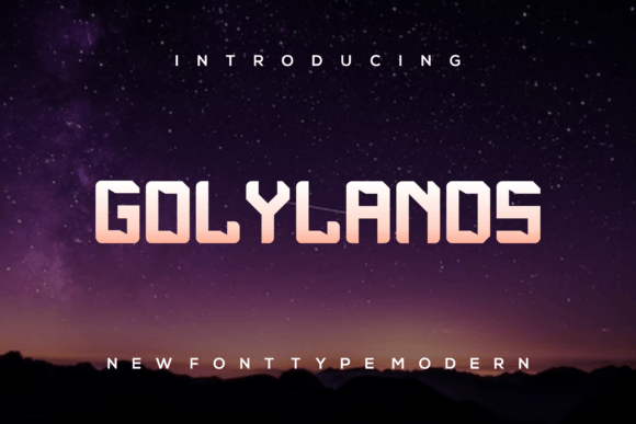 Golylands: A Bold Display Font for Campaign-Ready Headlines