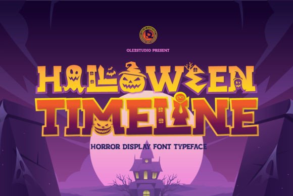 Halloween Timeline: A Playful Display Font That Elevates Your Brand