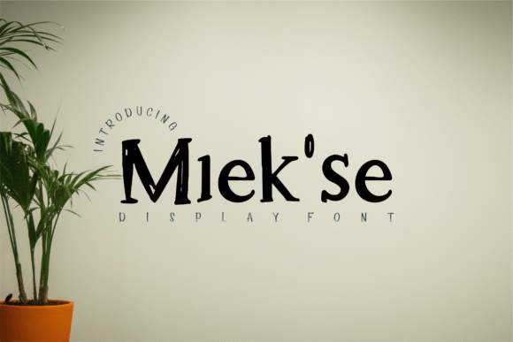 Miek se: A Distinctive Display Font for Digital Brand Moments