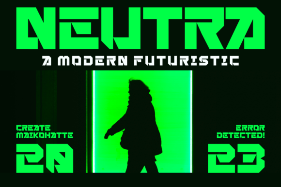 Neutra: A Futuristic Display Font for Makers