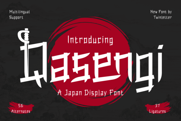 Qasengi: A Display Font That Bridges Culture and Brand Identity