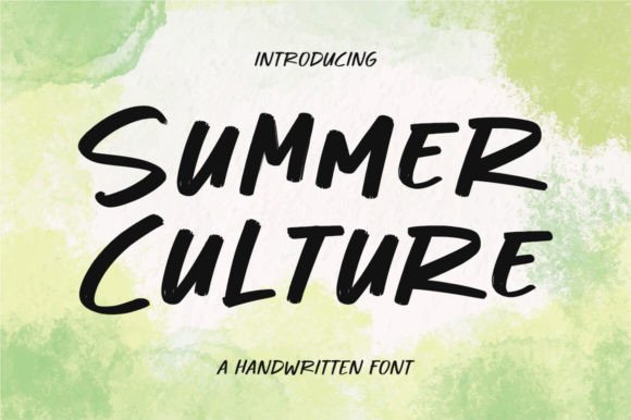 Summer Culture: A Handwritten Font That Makes Your Brand Feel Human