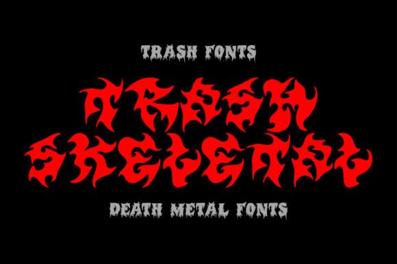 Trash Skeletal: A Bold Display Font That Gives Your Brand Edge