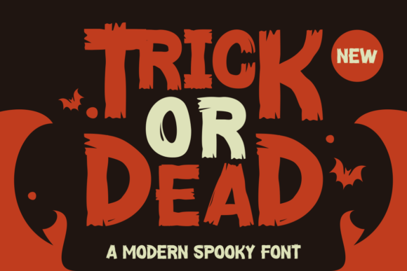 Trick or Dead: A Spooky Display Font That Stops Scrolling