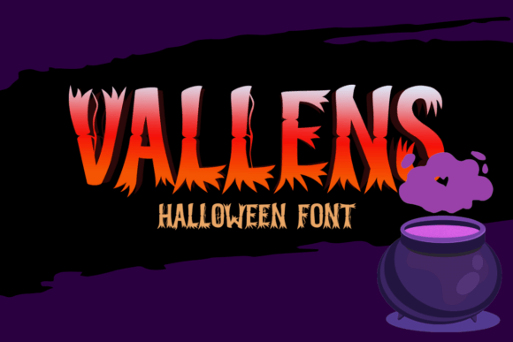 Vallens: A Spooky Display Font for Halloween Web Design